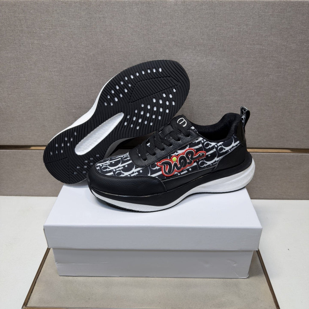Dior Patterned Low-Top Men's Sneakers — back