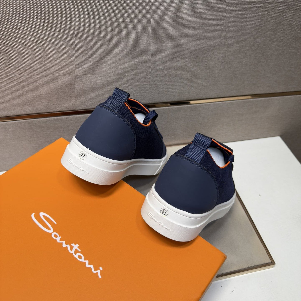 Santoni Men’s Low-Top Sneakers — back