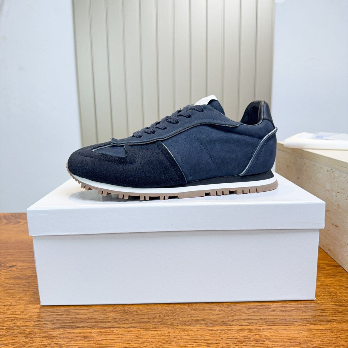 Maison Margiela Black Low-Top Sneakers — back
