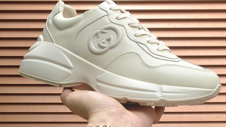 Gucci Tonal Chunky Low-Top Sneakers — front
