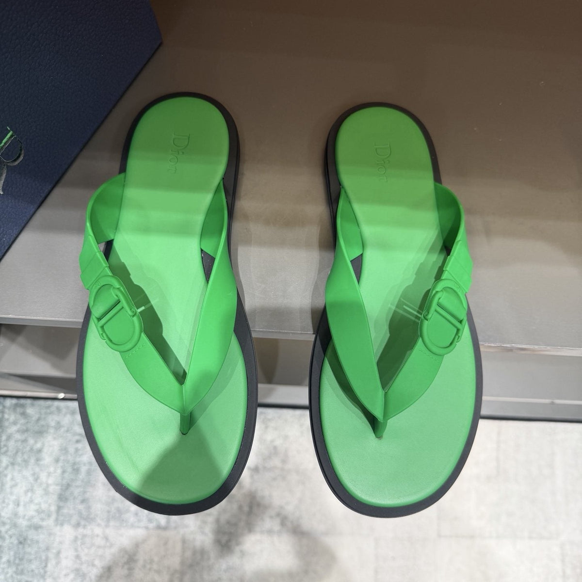 Dior Rivage Buckle Thong Sandals — hero