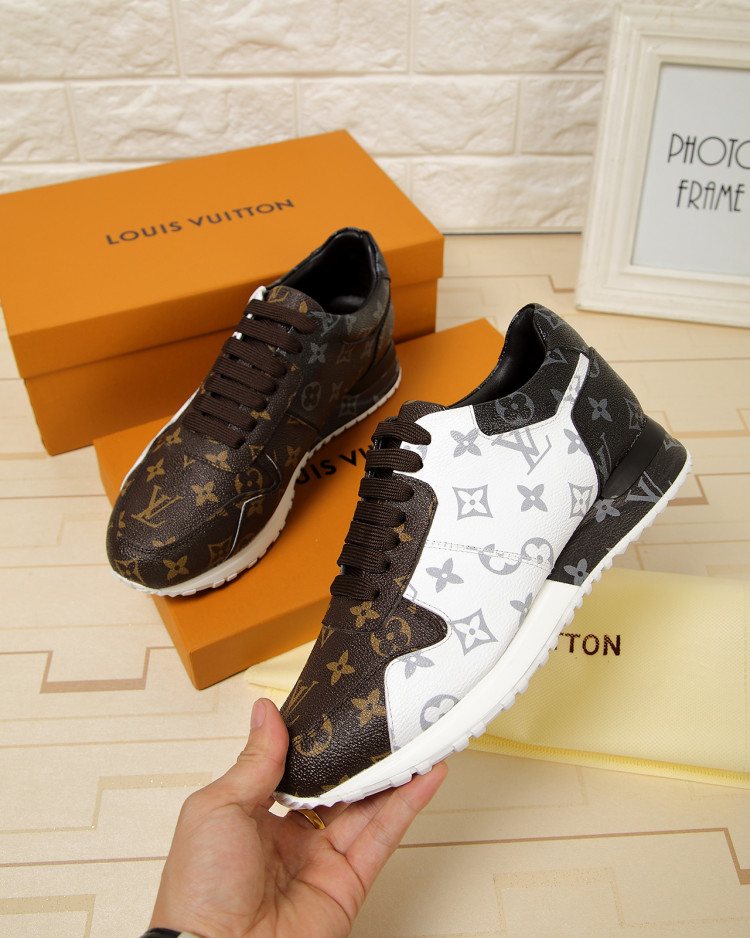 Louis Vuitton Monogram Lace-Up Sneakers — front
