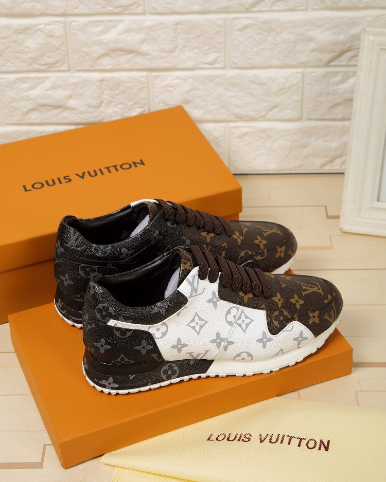 Louis Vuitton Monogram Lace-Up Sneakers — front