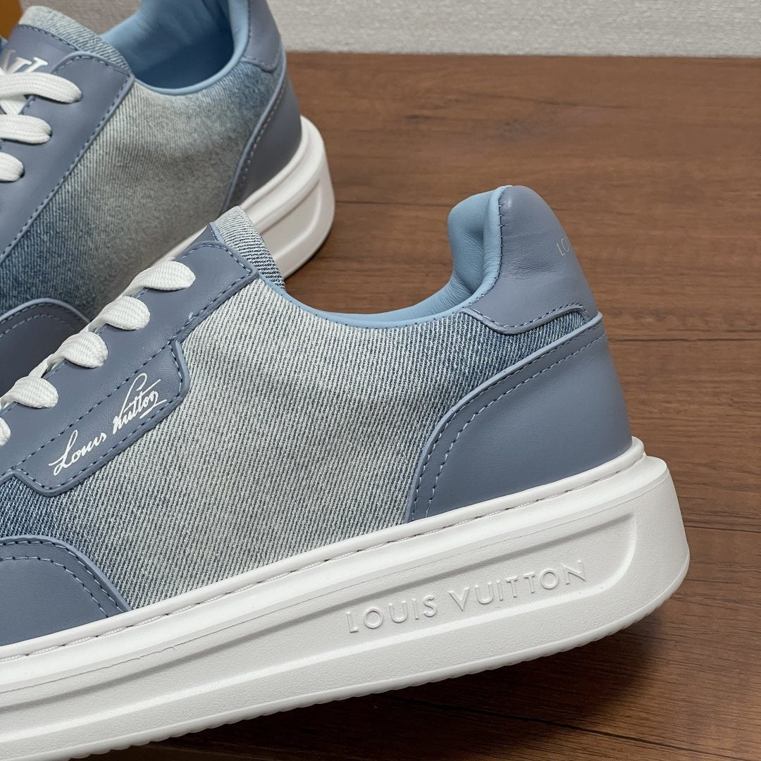 Louis Vuitton Textured Low-Top Sneakers — detail