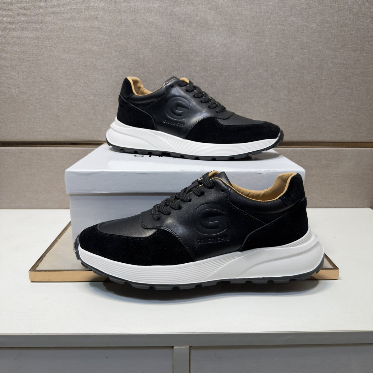 Givenchy Low-Top Lace-Up Sneakers — side