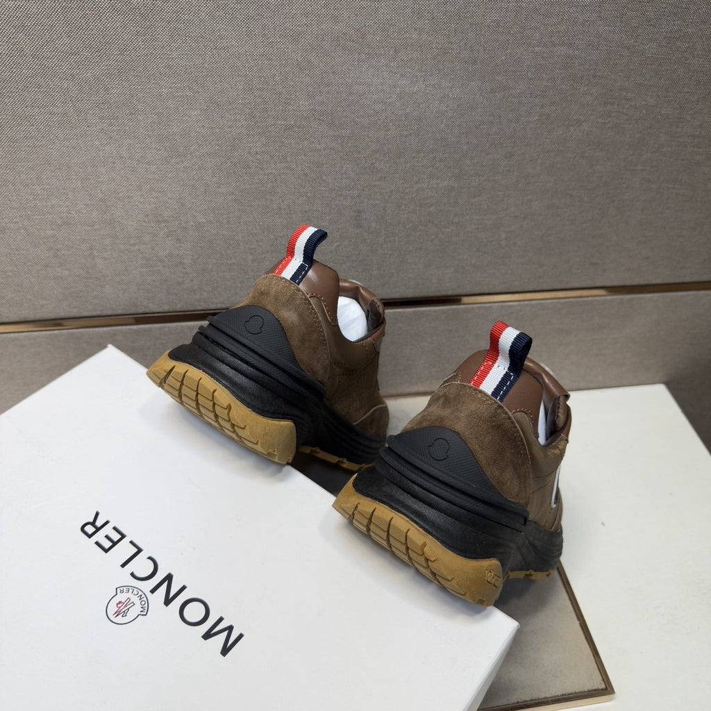 Moncler Low-Top Panel Sneakers — back