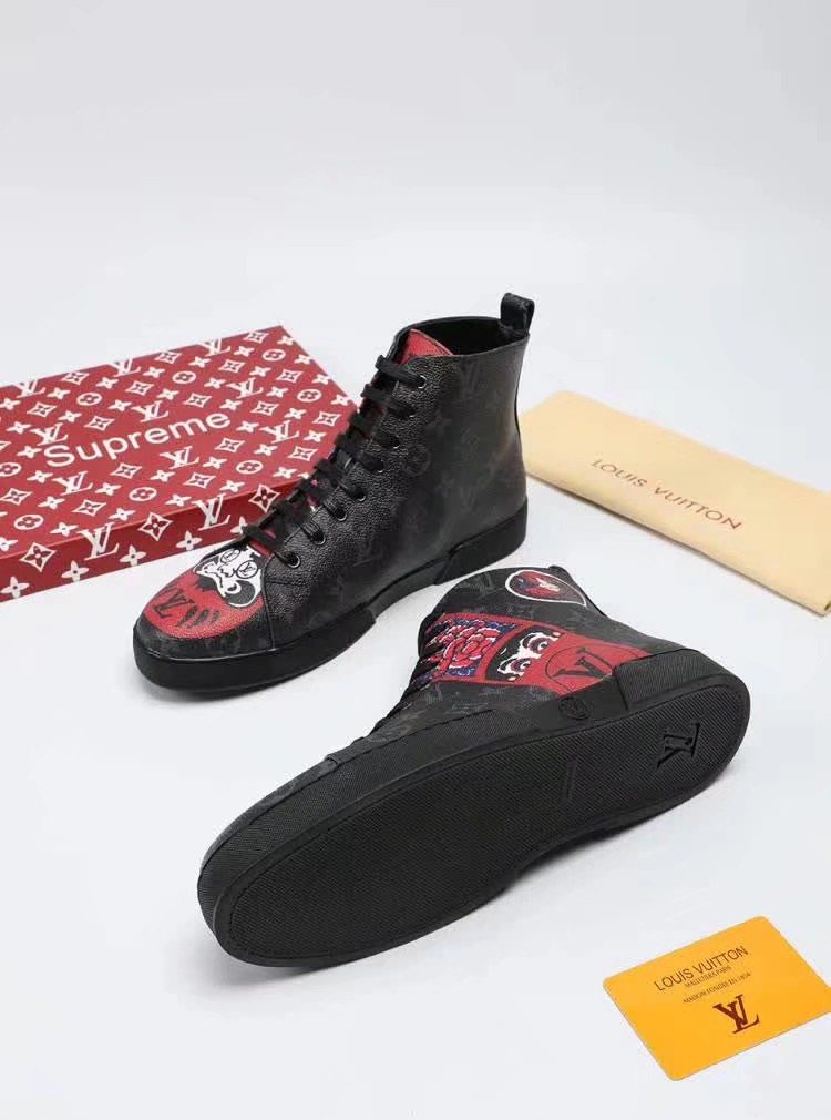 Animal Graphic High-Top Sneakers — side