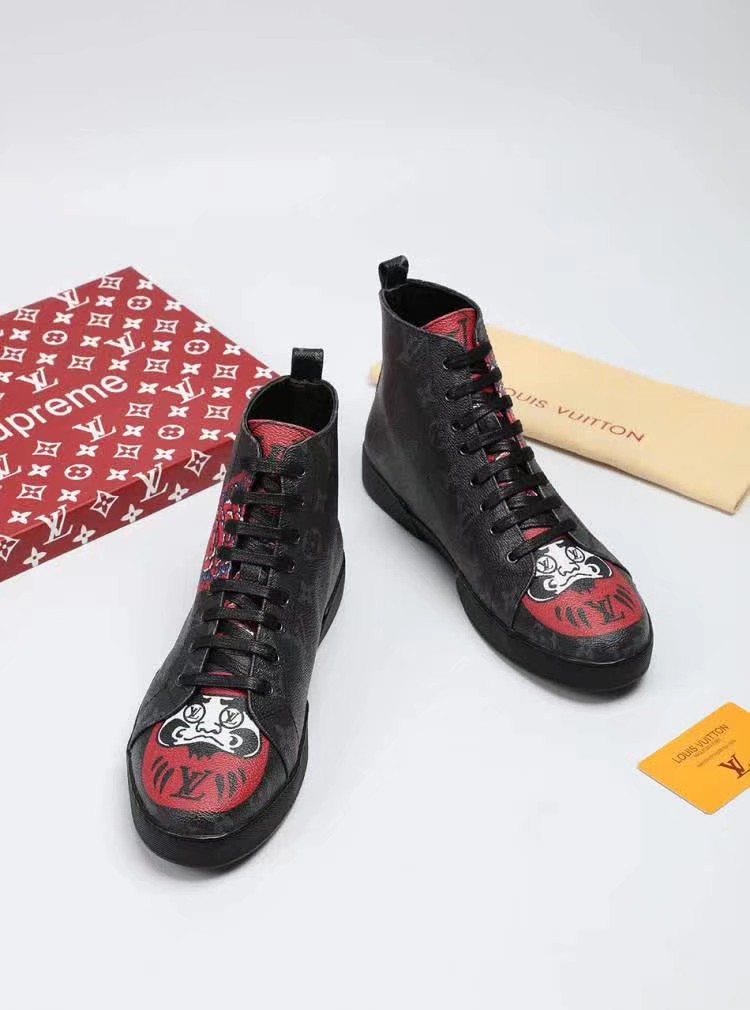Animal Graphic High-Top Sneakers — front