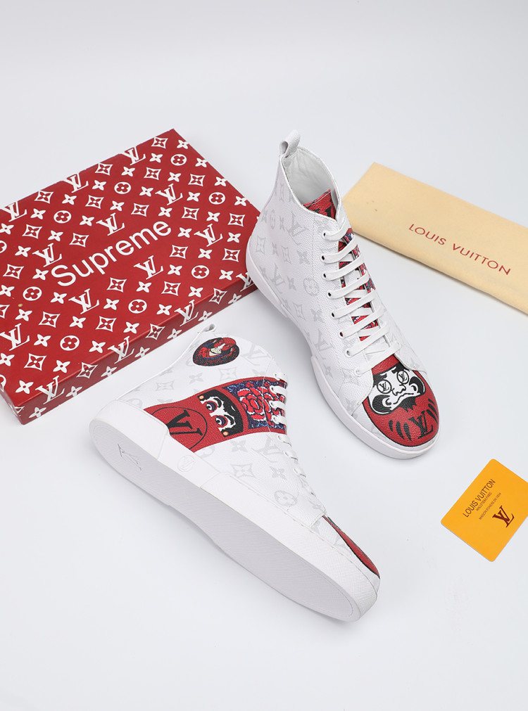 Animal Graphic High-Top Sneakers — side