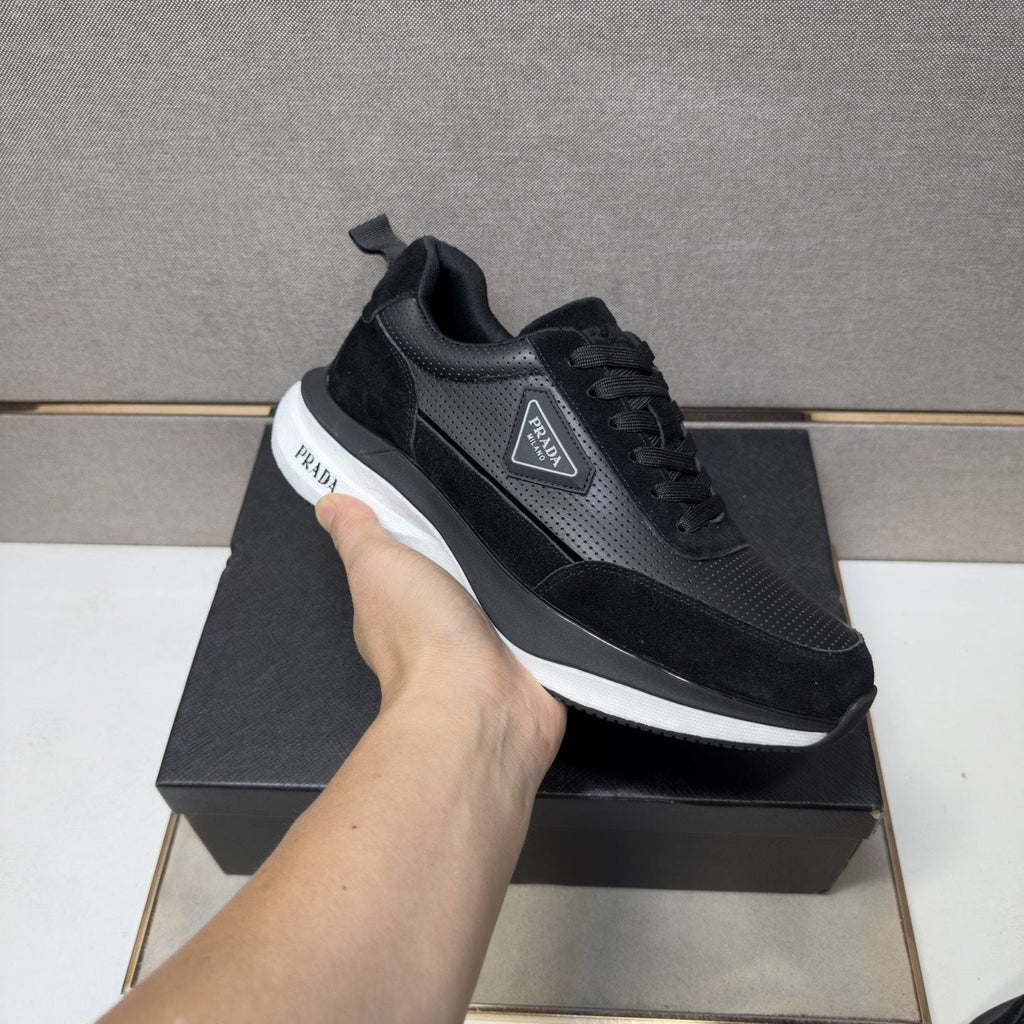 Prada Mesh Panel Sneakers — detail