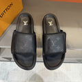 Louis Vuitton Monogram Strap Slide Sandals — hero