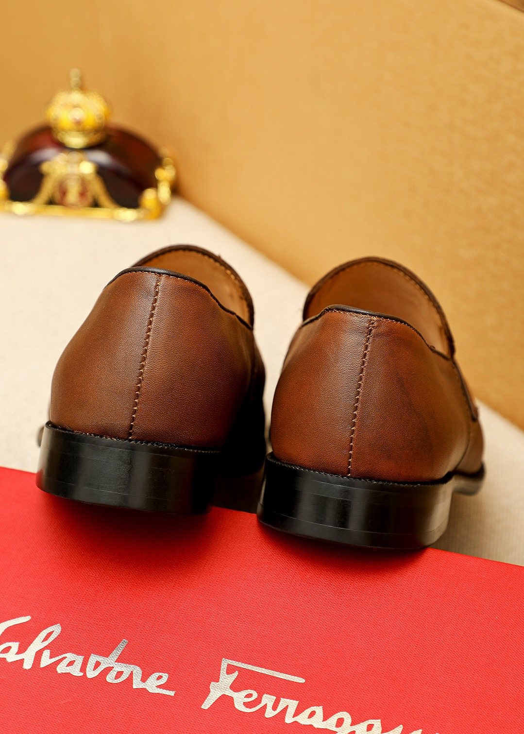 Louis Vuitton Leather Hardware Loafers — detail