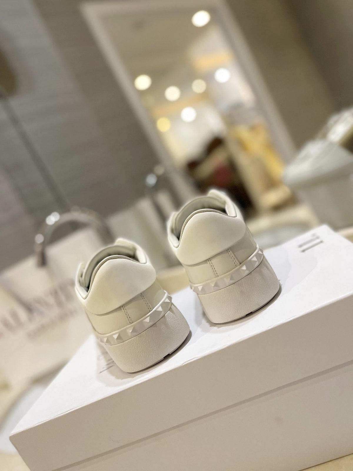Valentino Studded Low-Top Sneakers — back