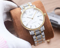 Two Tone Silver White Dial Bracelet Watch — hero