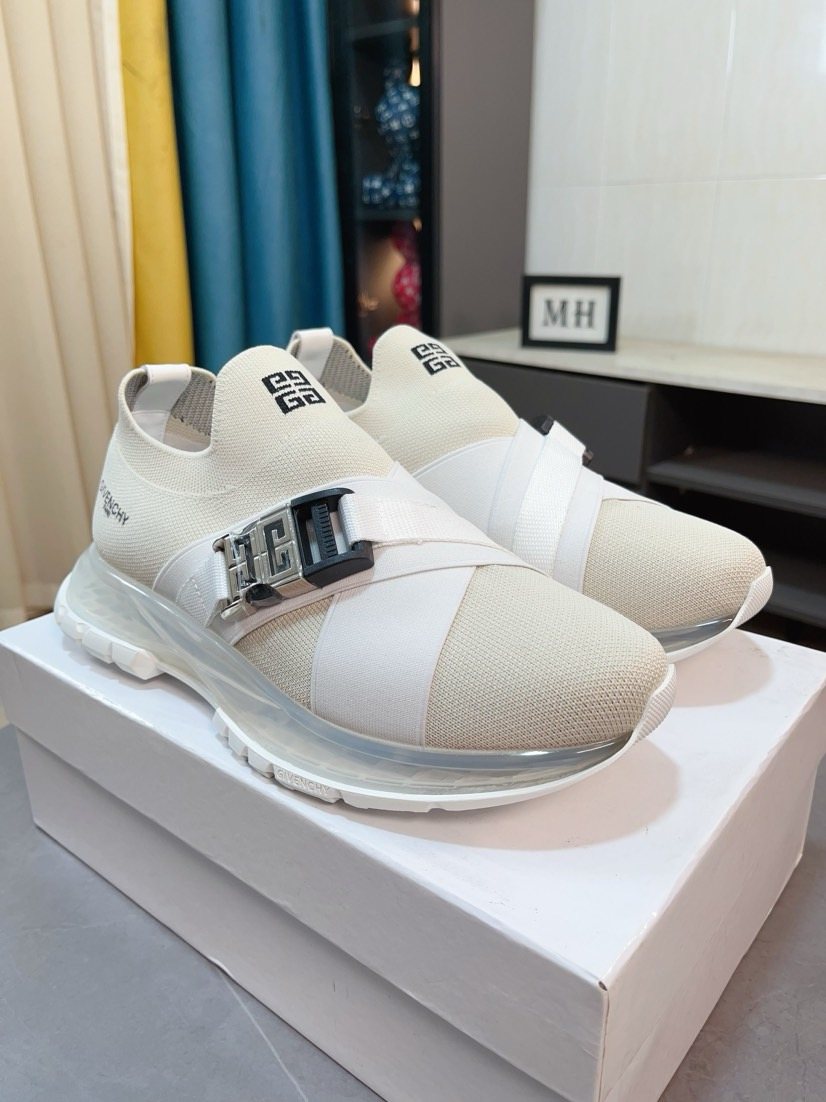 Givenchy Buckle Slip-On Sneakers — front