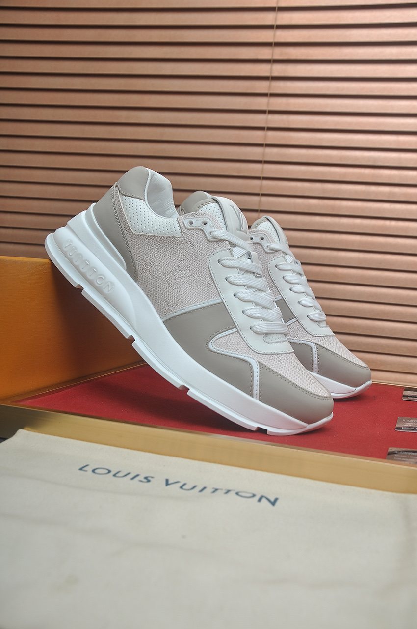 Louis Vuitton Monogram Panel Sneakers — front