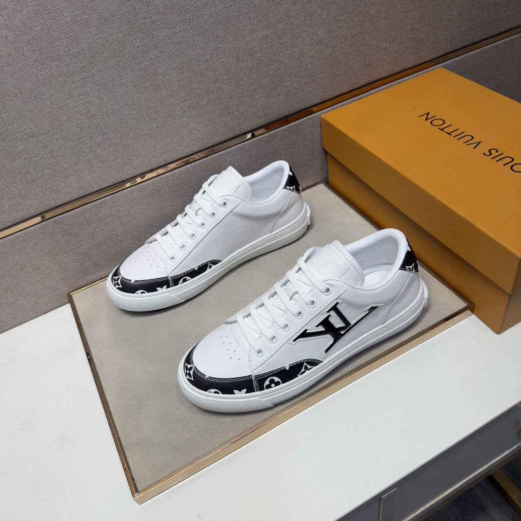 Louis Vuitton Monogram Accent Low-Top Sneakers — side