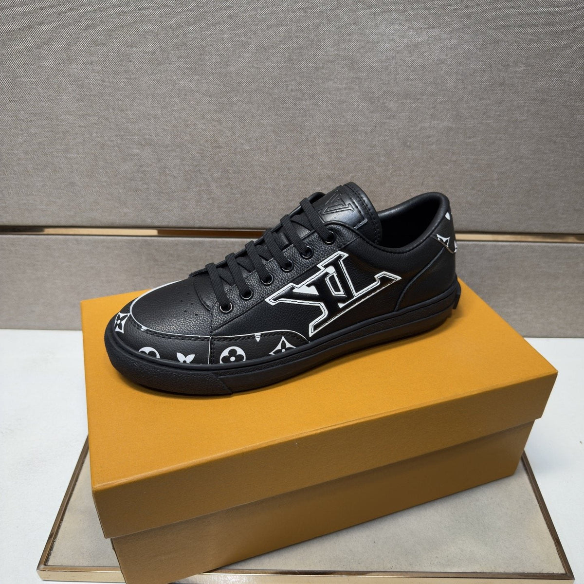 Louis Vuitton Monogram Accent Low-Top Sneakers — side