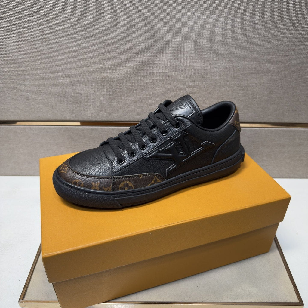 Louis Vuitton Monogram Accent Low-Top Sneakers — side