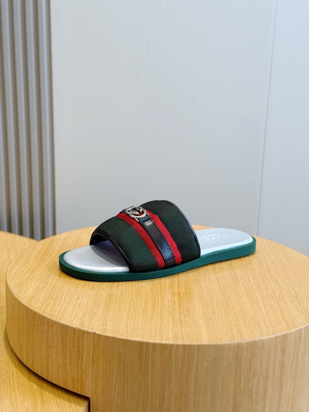 Gucci Interlocking G Slide Sandals — side