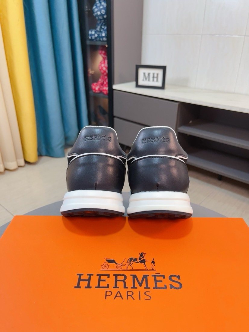 Hermès H-Overlay Low-Top Sneakers — back