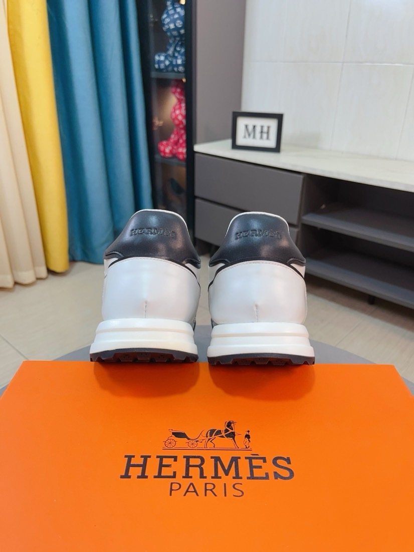 Hermès H-Overlay Low-Top Sneakers — back