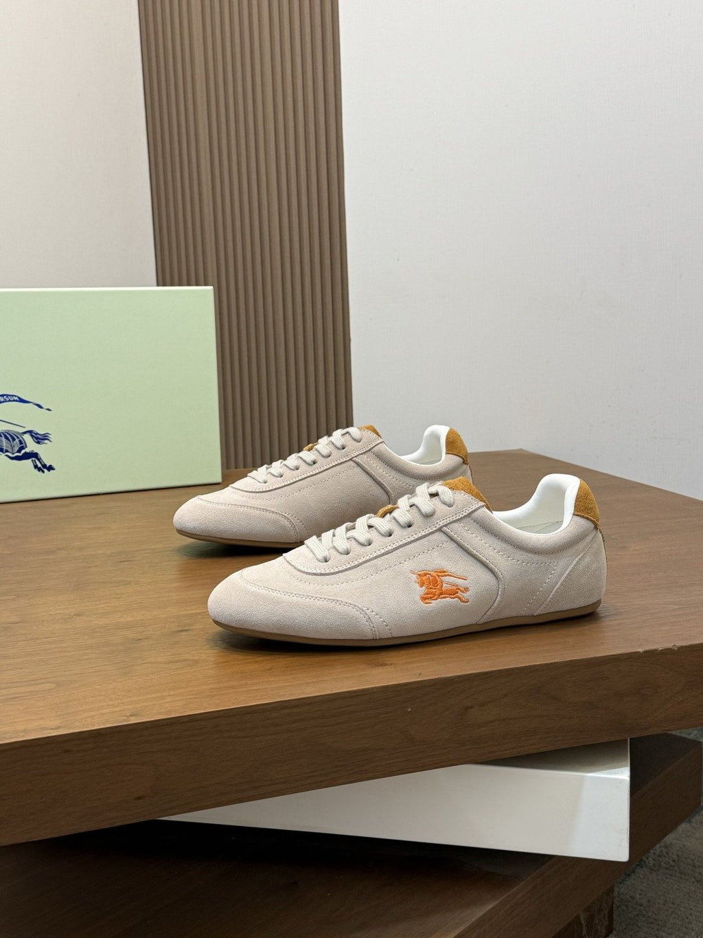 Burberry Low-Top Lace-Up Sneakers — side