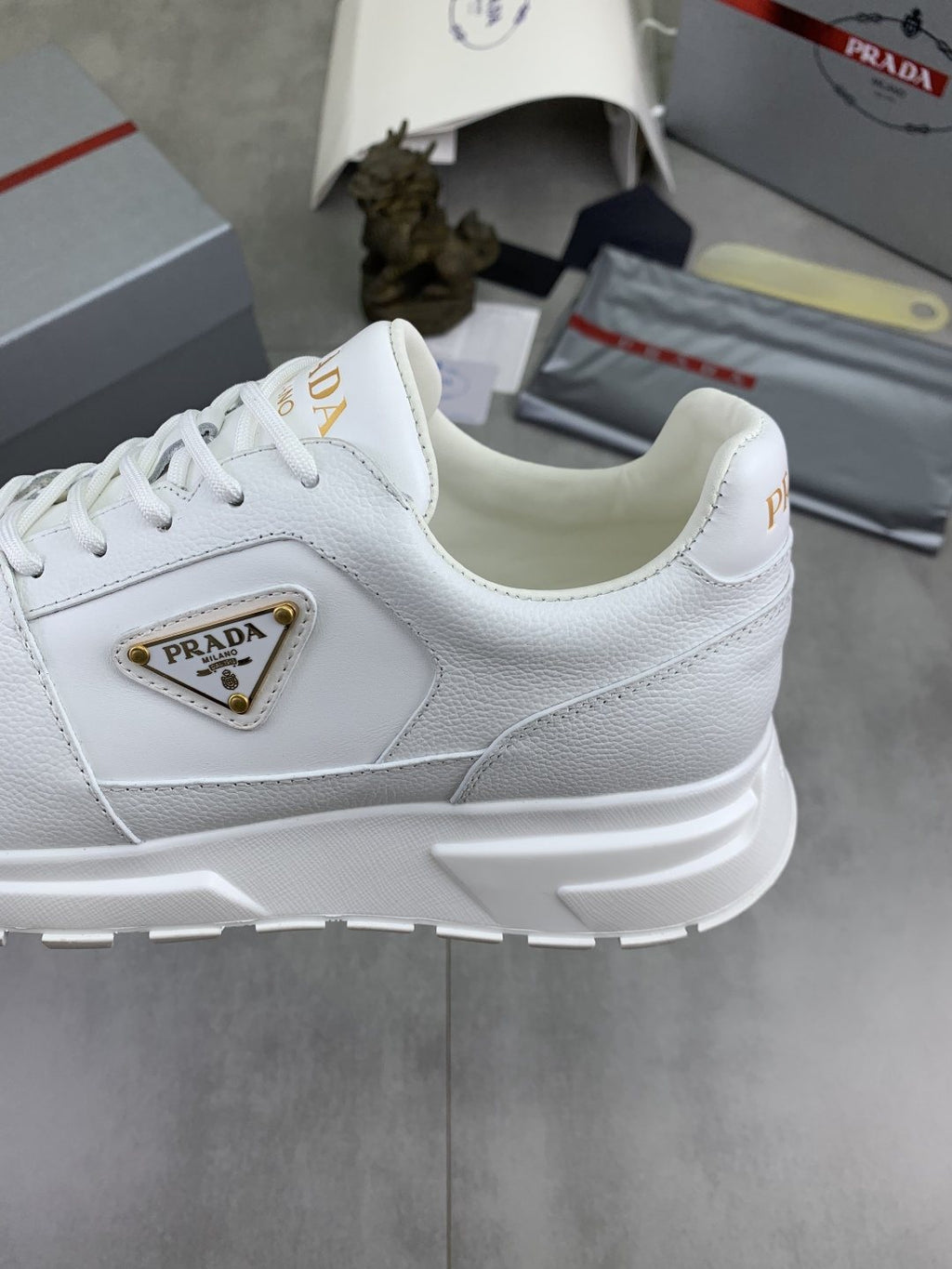 Prada Black Low-Top Sneakers — detail