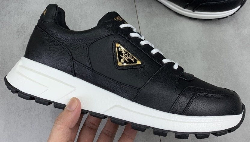 Prada Black Low-Top Sneakers — front