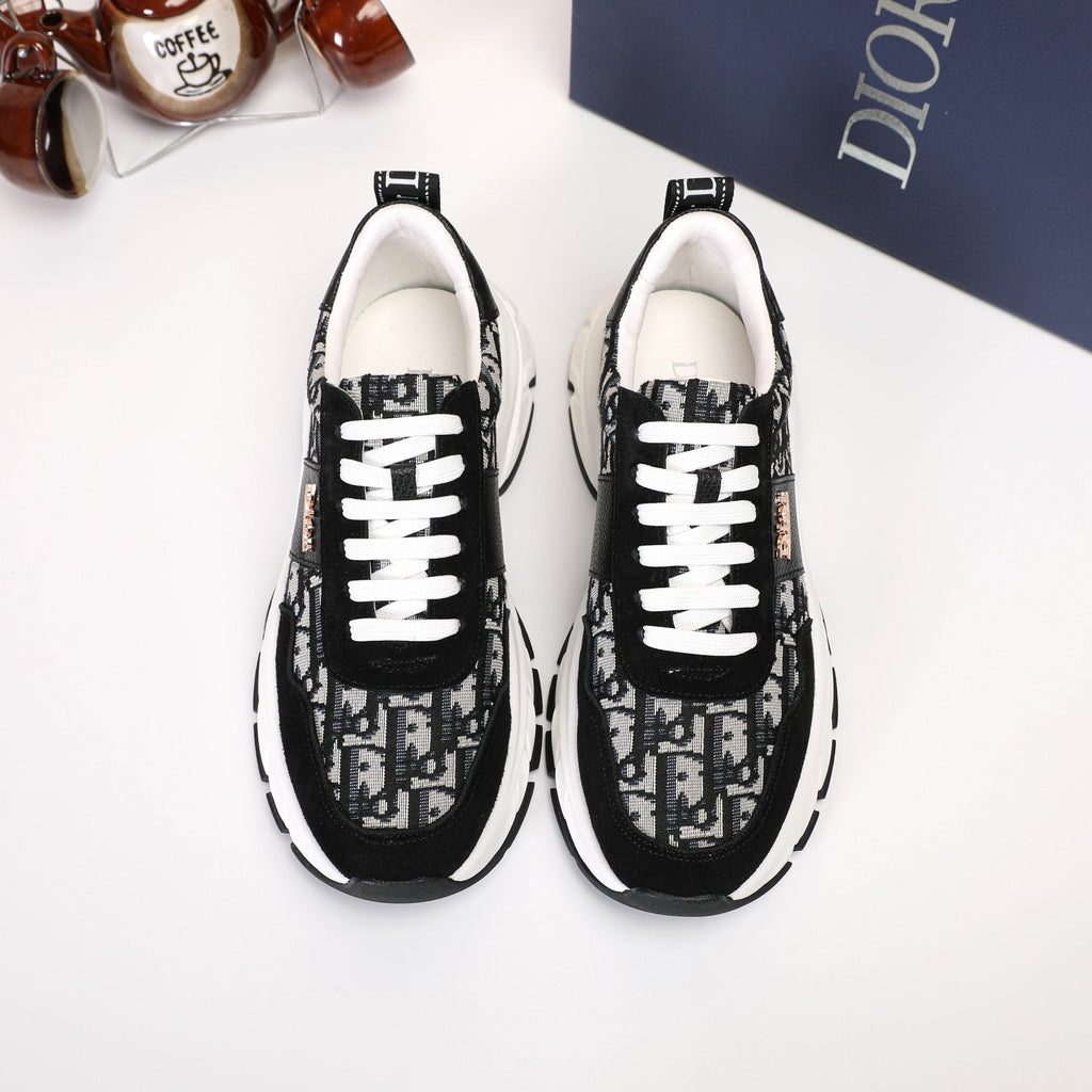 Dior Patterned Low-Top Sneakers — front