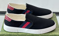 Gucci Striped Slip-On Sneakers — front