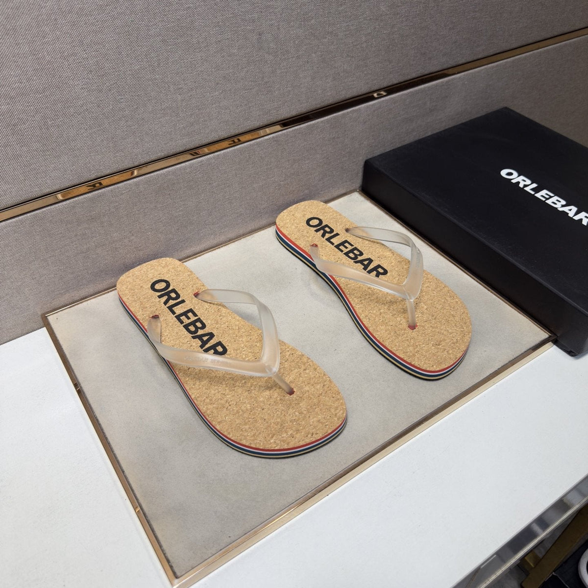 ORLEBAR Branded Strap Flip-Flops — hero