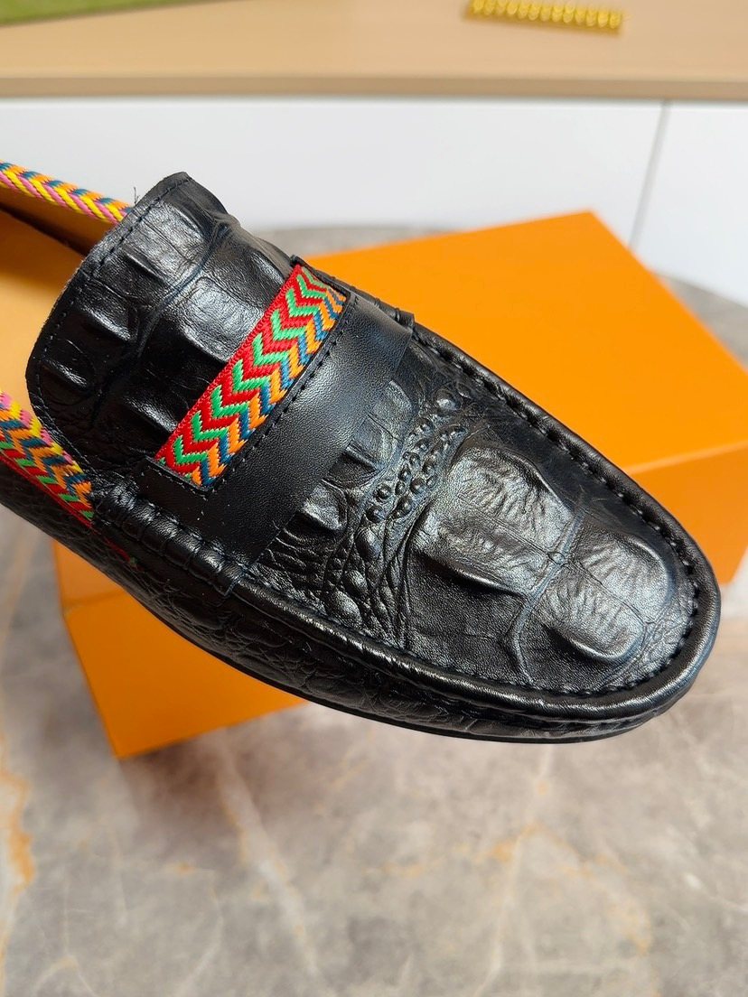 Men's Moc-Toe Slip-On Loafers — back