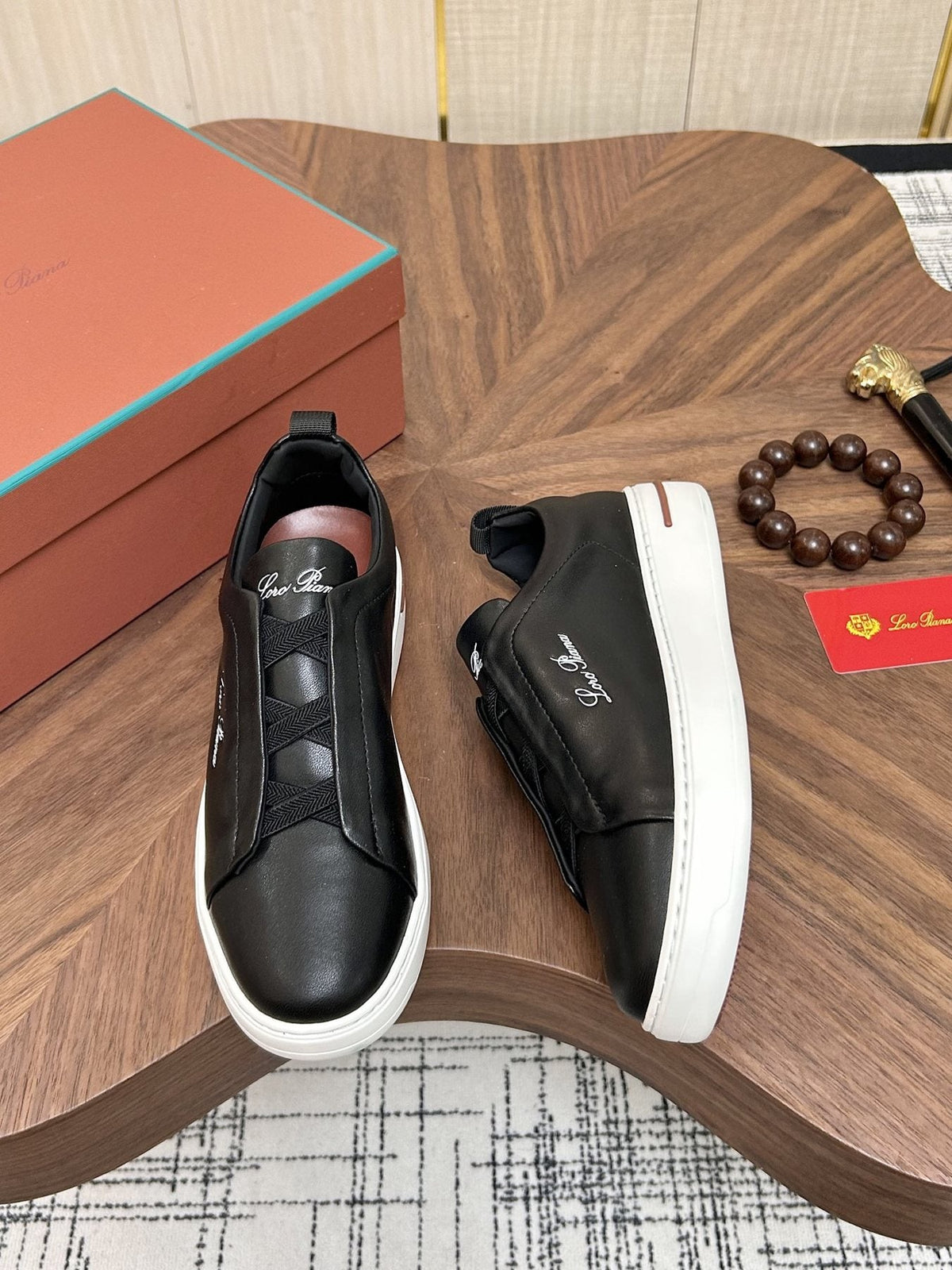 Loro Piana Slip-On Sneakers — front