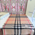 Burberry Camel Beige Plaid Scarf — hero