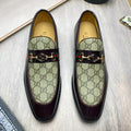 Gucci Horsebit Pattern Loafers — hero