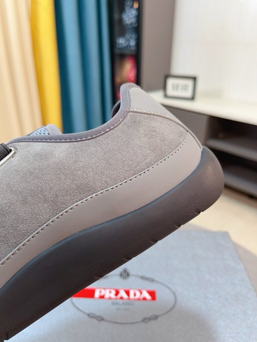 Prada Mesh Slip-On Sneakers — detail