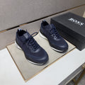 Hugo Boss Mixed-Material Lace-Up Sneakers — hero