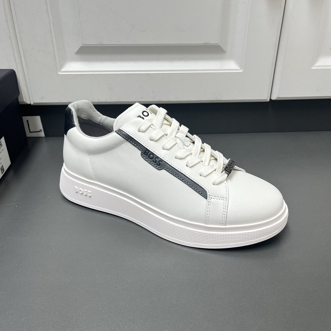 BOSS Black Low-Top Sneakers — side
