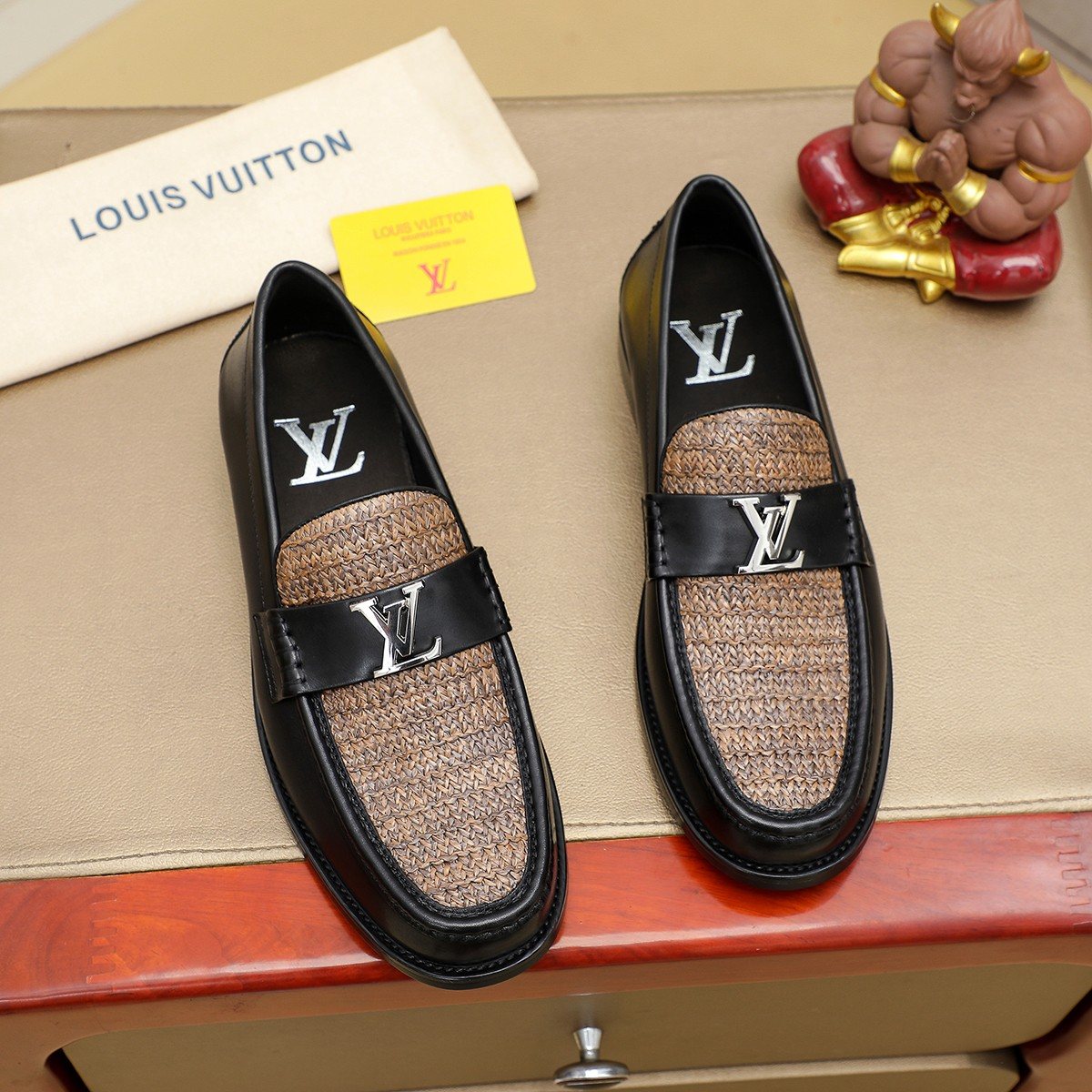 Louis Vuitton Woven Vamp Men’s Loafers — hero