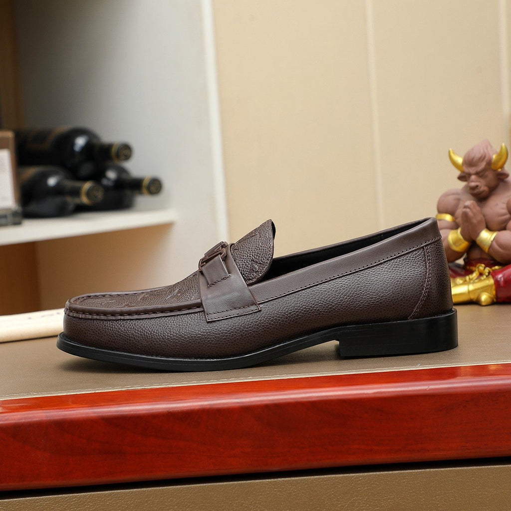 Louis Vuitton Woven Vamp Men’s Loafers — side
