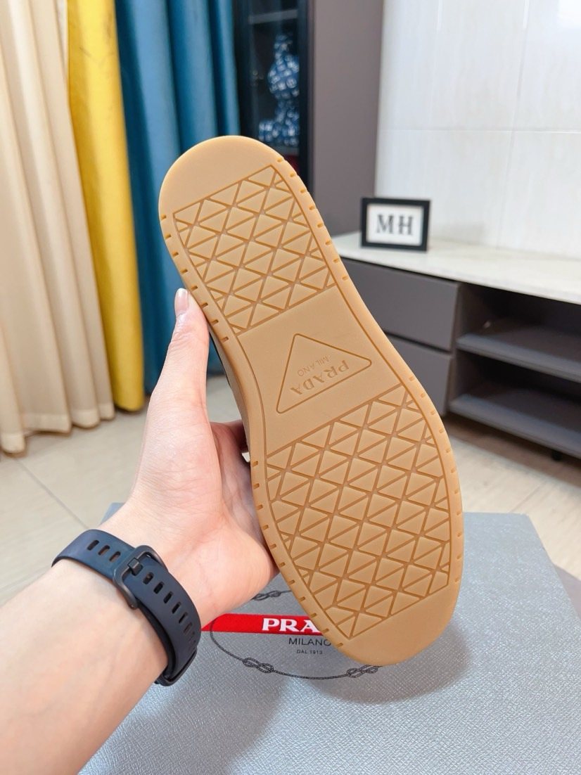 Prada Low-Top Gum Sole Sneakers — side