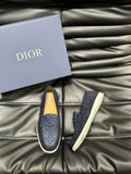 Dior Patterned Panel Loafers — hero