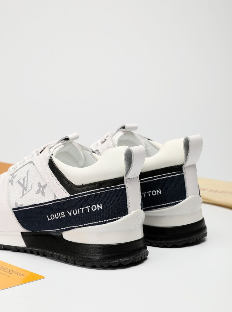 Louis Vuitton Patterned Panel Sneakers — detail