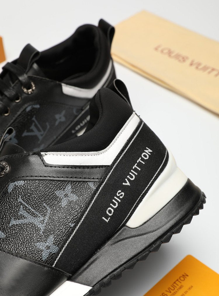 Louis Vuitton Patterned Panel Sneakers — detail