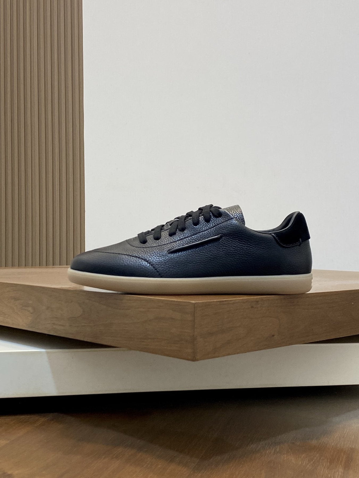 Zegna 232 Suede Low-Top Sneakers — side
