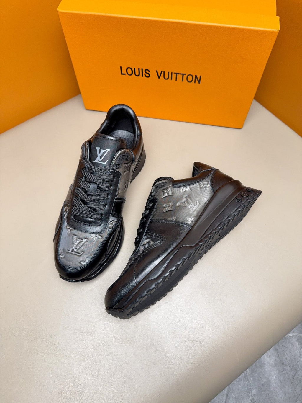 Louis Vuitton Run Away Athletic Sneakers — side