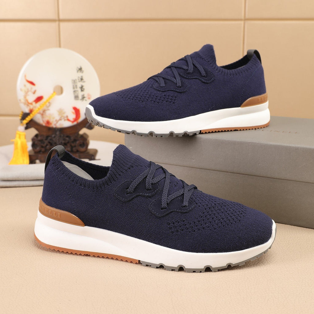 Brunello Cucinelli Knit Sneakers — front