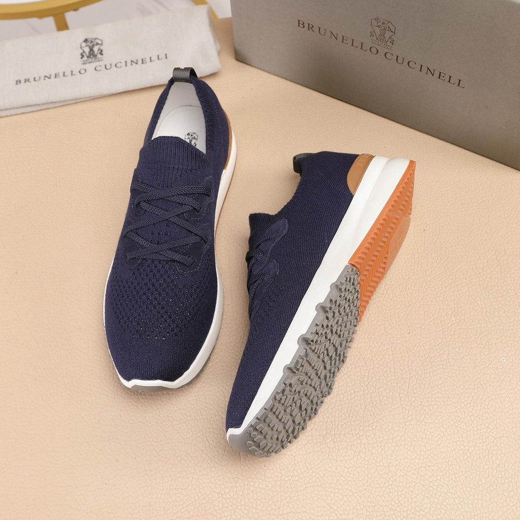 Brunello Cucinelli Knit Sneakers — front