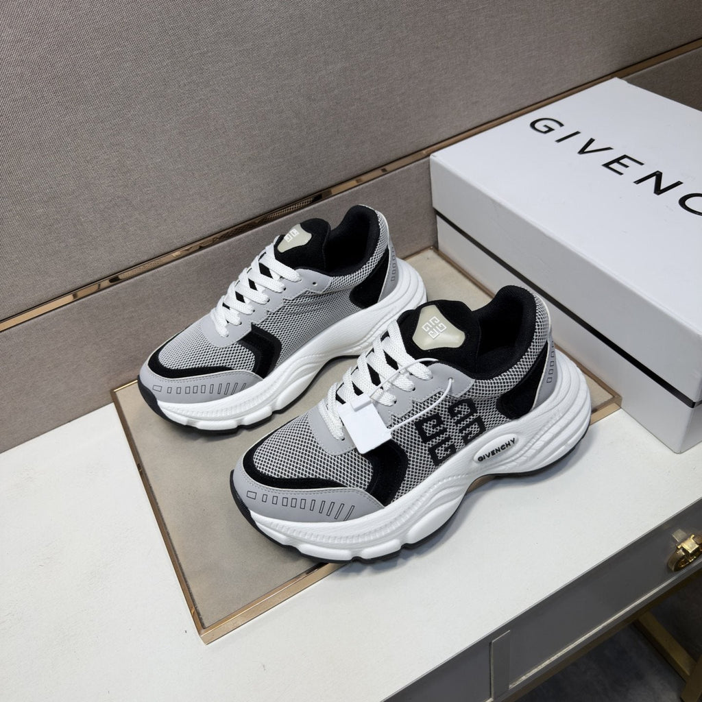 Givenchy Paneled Low-Top Sneakers — front